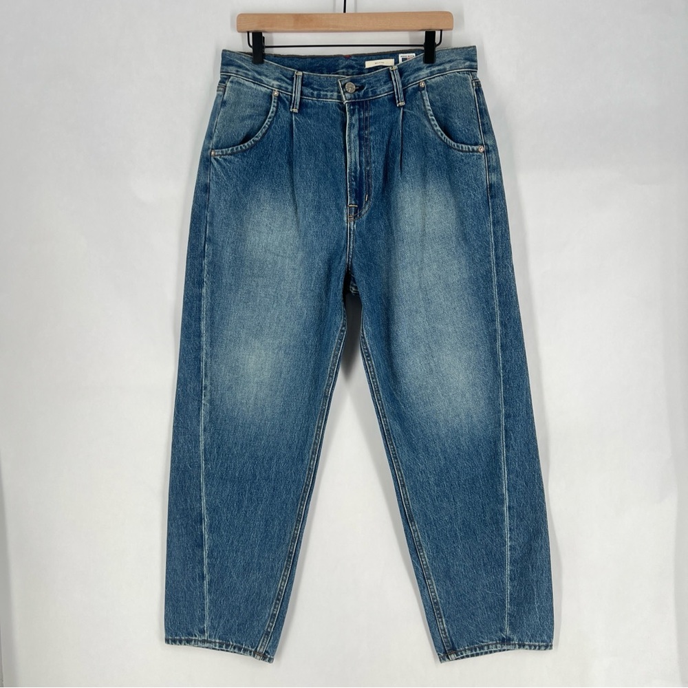 NOEND Denim 90's Loose Tapered Leg Jean Medium Wash Cotton‎ Women's Size 31